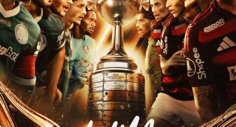 Imagem do post Flamengo e Palmeiras farão a sétima final brasileira da Libertadores