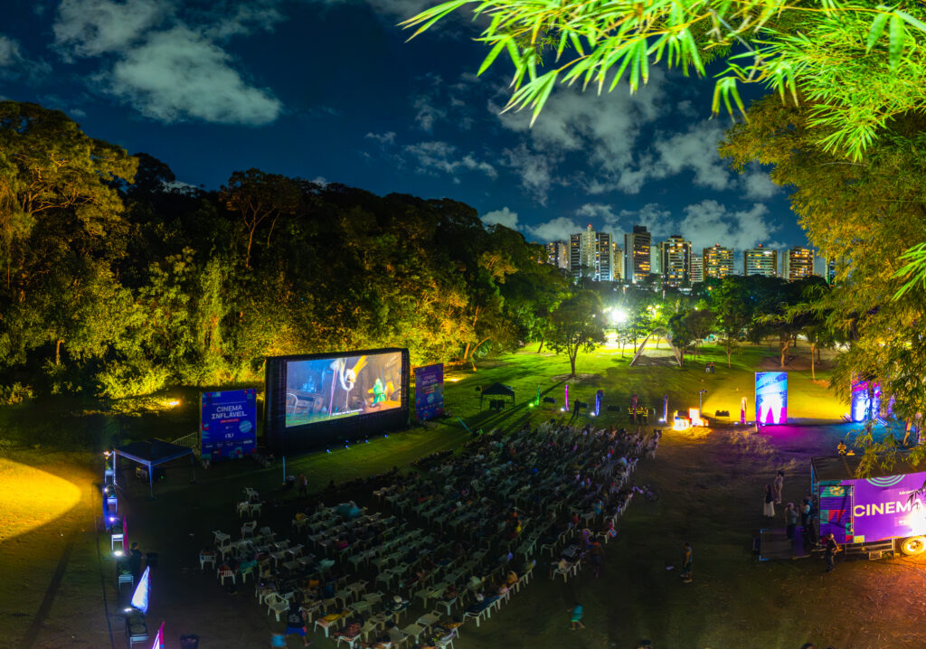 Cinema Inflável no Parque da Cidade