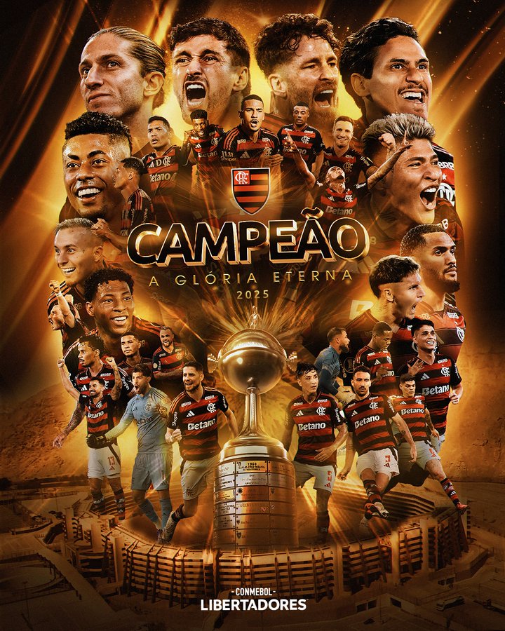 Flamengo tetracampeão da América