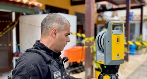 Imagem do post Scanner 3D reforça perícia em comércio de Praia do Forte