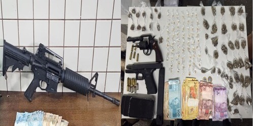 PM apreende fuzil em Vila de Abrantes