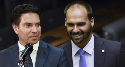 Imagem do post Câmara cassa mandatos de Eduardo Bolsonaro e Alexandre Ramagem