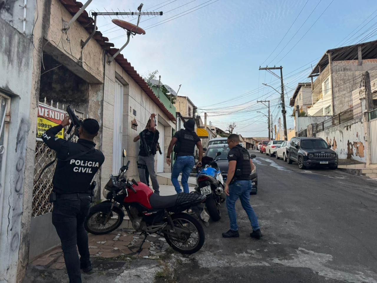 Megaoperação mira líderes do crime