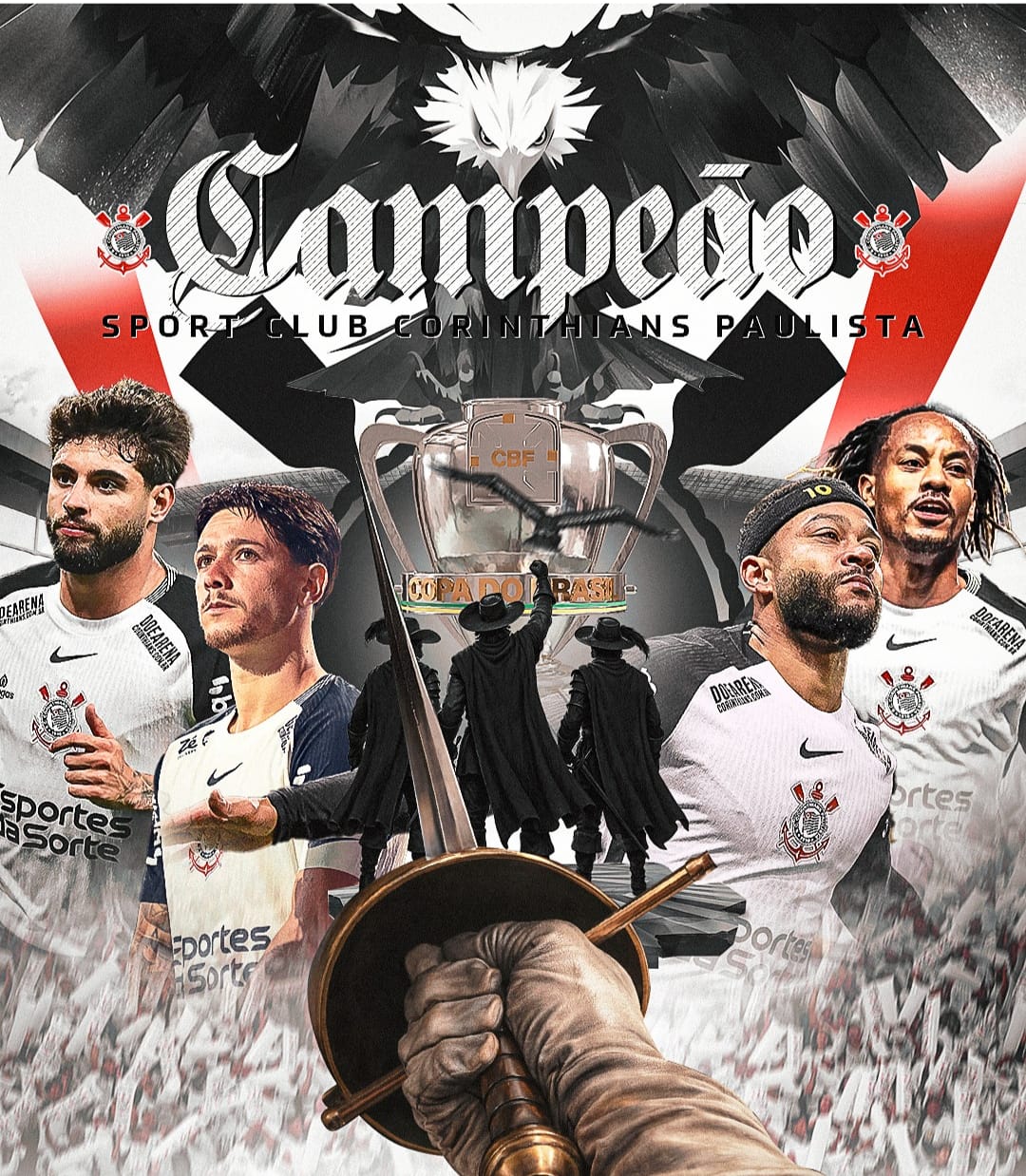 Imagem do post Corinthians vence Vasco e é tetracampeão da Copa do Brasil