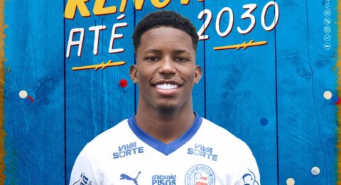 Imagem do post Bahia renova com Ruan Pablo até 2030 e blinda joia contra assédio