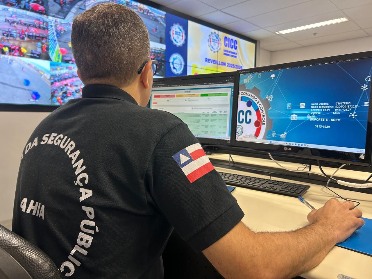 Foragido é preso por reconhecimento facial no Festival Virada Salvador