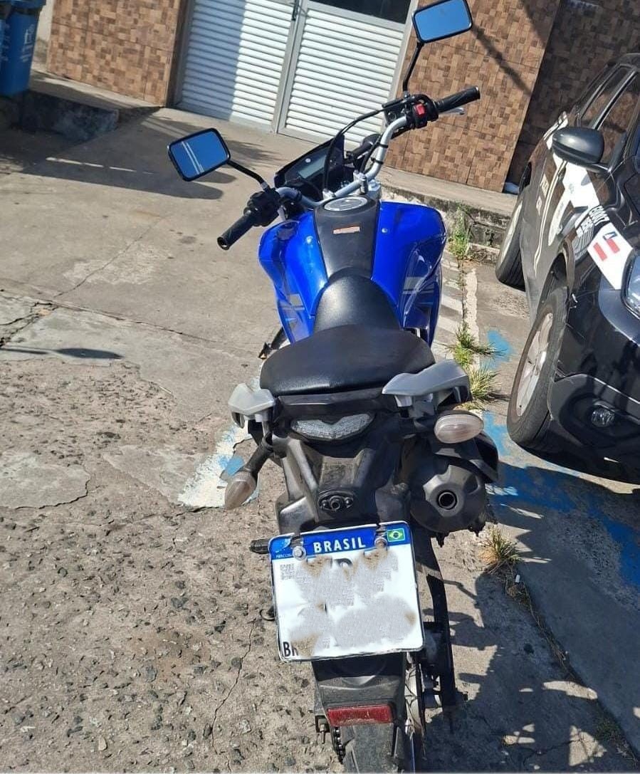 PM recupera moto adulterada no Lobato