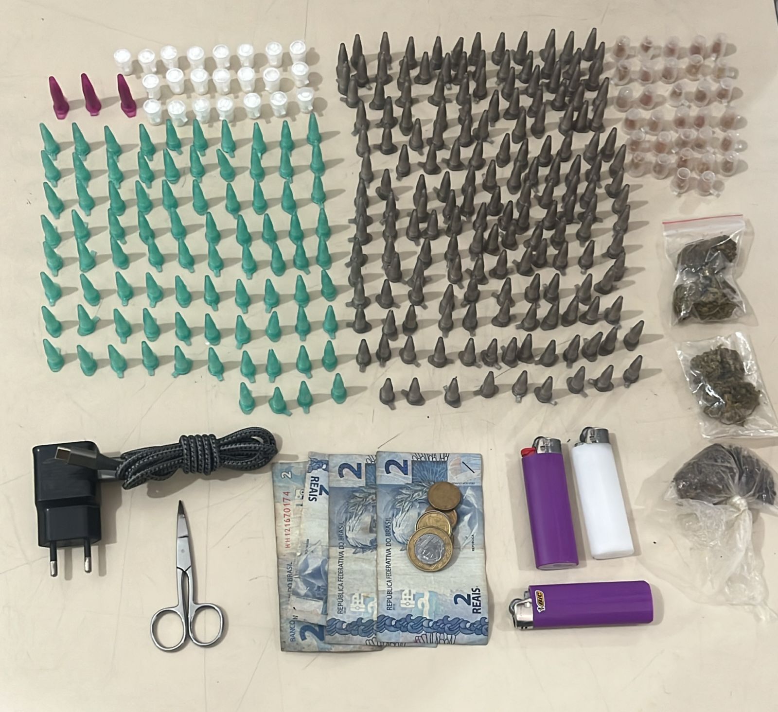 PM apreende drogas na Fazenda Grande do Retiro