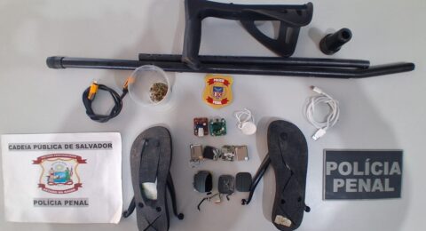 Imagem do post Mulher é flagrada com drogas e eletrônicos na Cadeia Pública de Salvador