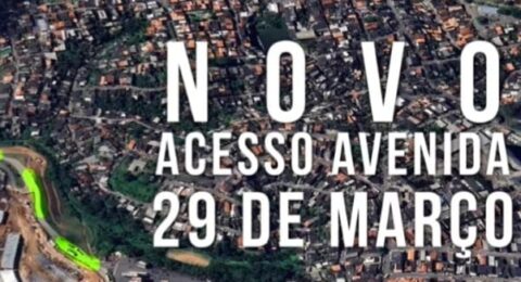 Imagem do post Novo acesso à Avenida 29 de Março foi liberado neste sábado