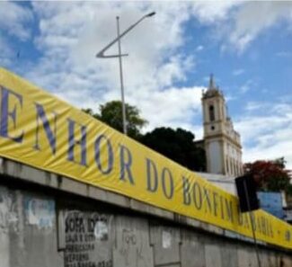 Imagem do post Maior fita do Senhor do Bonfim é instalada no trajeto da lavagem