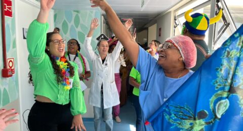 Imagem do post Carnaval leva música e acolhimento a hospital estadual