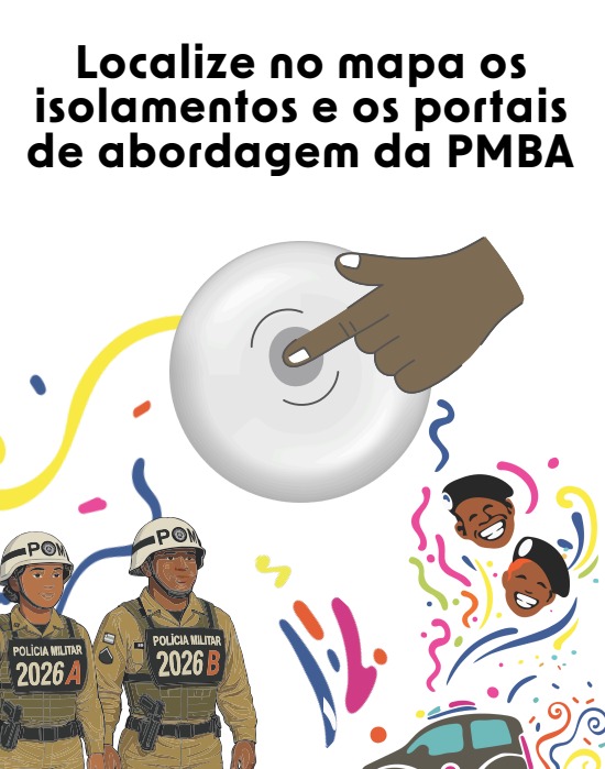 Portais de abordagem ajudam foliões a acessar circuitos