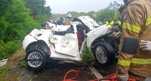 Imagem do post Acidente em Pojuca deixa quatro mortos e um ferido resgatado por aeronave