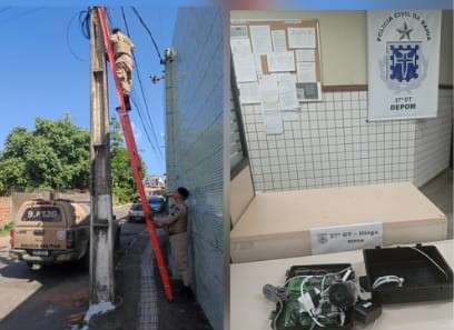PM apreende câmera do tráfico em Lauro de Freitas