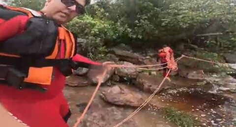 Imagem do post Turistas ingleses são resgatados após mais de 24h isolados na Chapada Diamantina