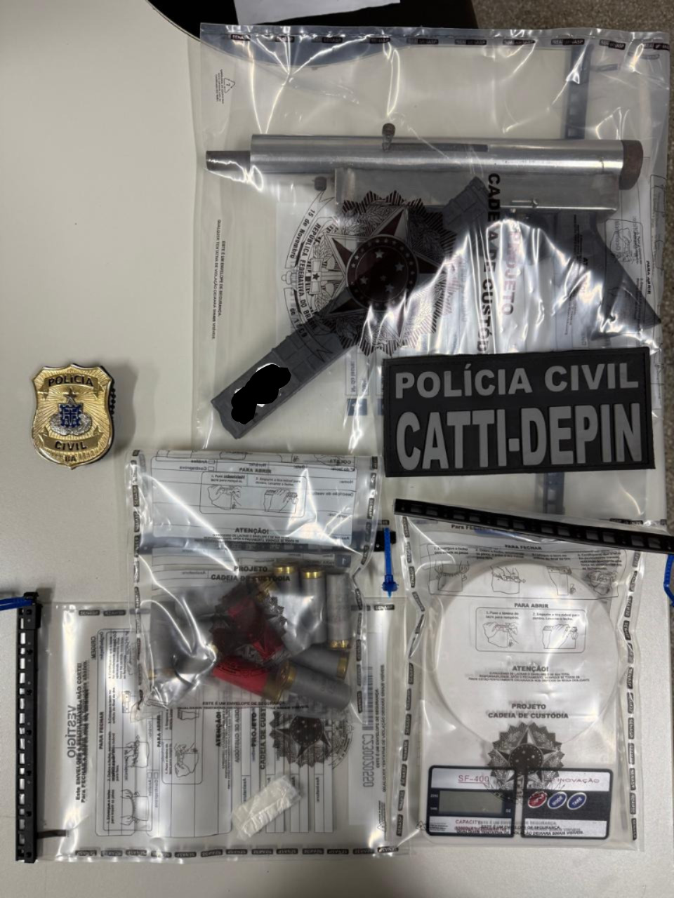 Submetralhadora é apreendida no interior da Bahia