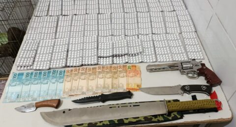 Imagem do post PM apreende 168 mil comprimidos de anfetamina