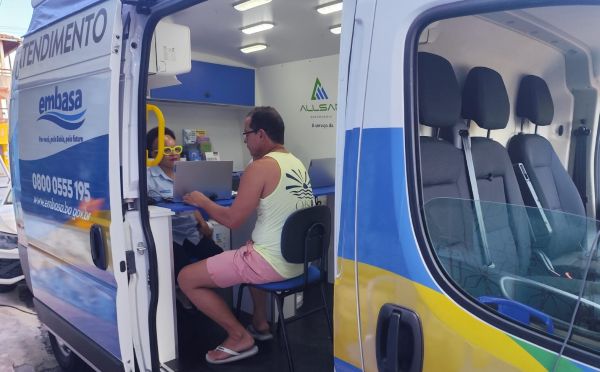 Embasa leva atendimento móvel ao Bonfim até quinta