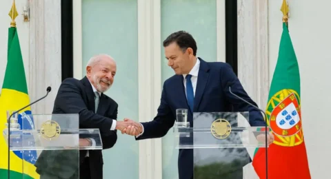 Imagem do post Lula defende atuação de empresas brasileiras em Portugal