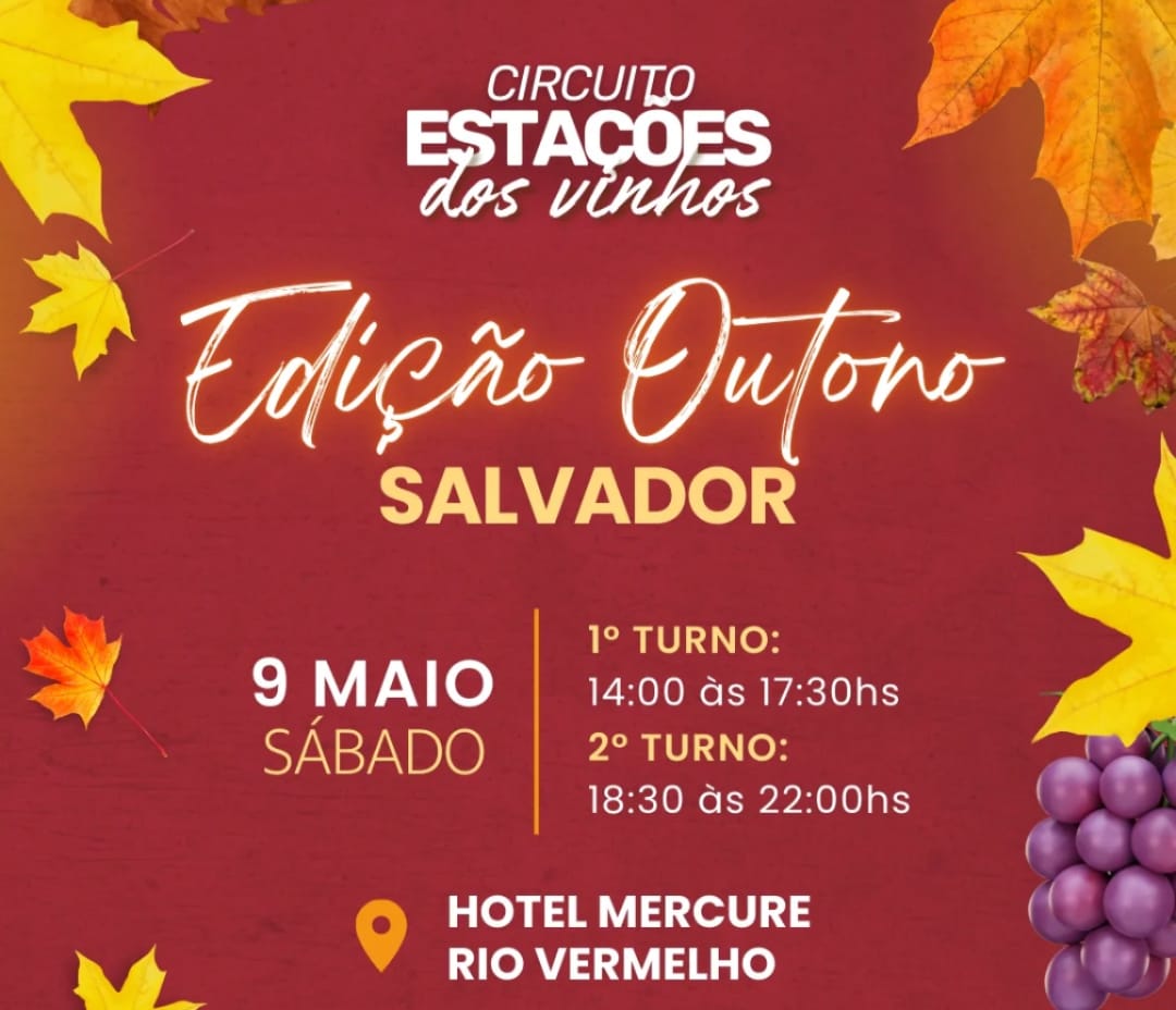 Imagem do post Circuito Estações dos Vinhos agita Salvador