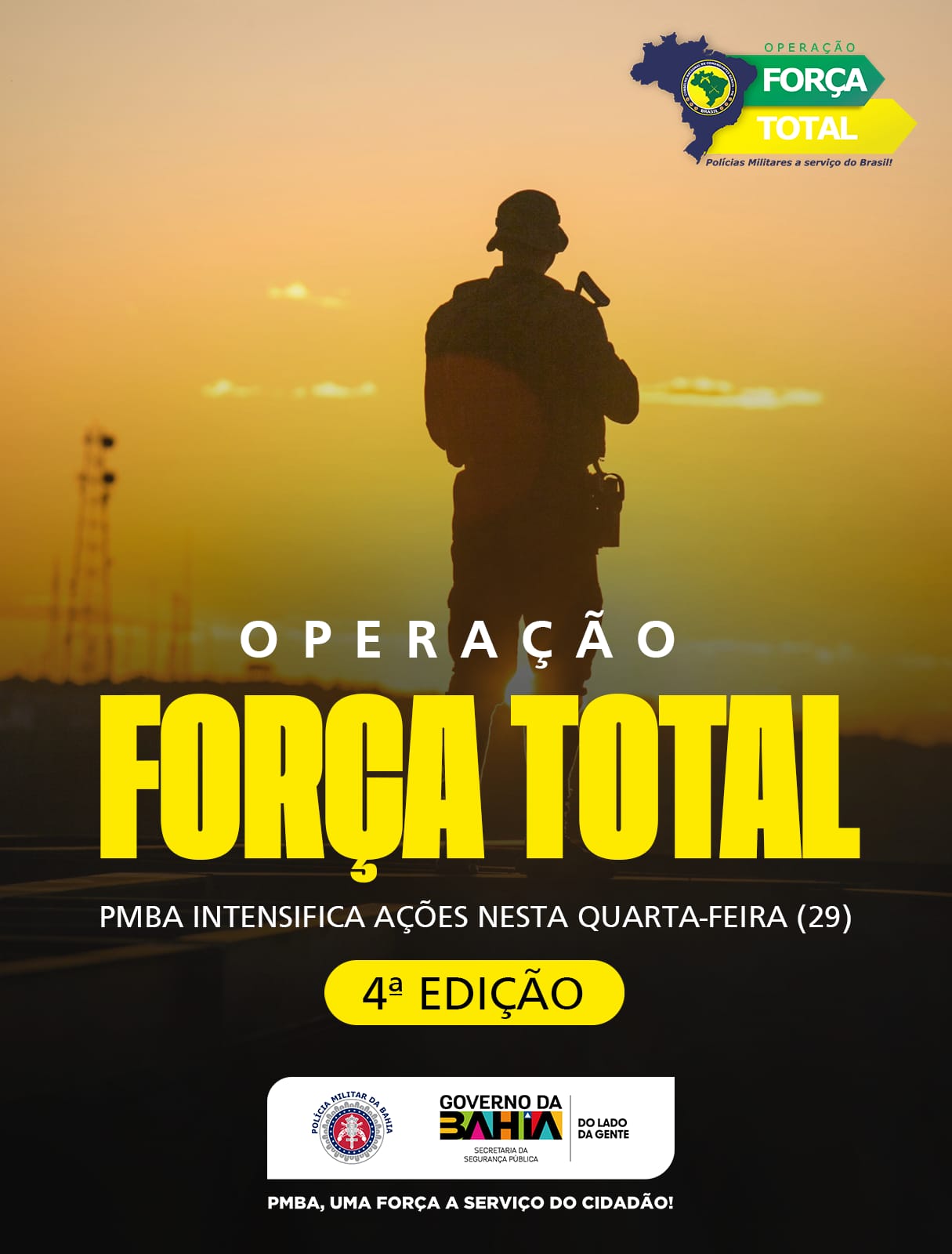 PMBA intensifica policiamento com Força Total