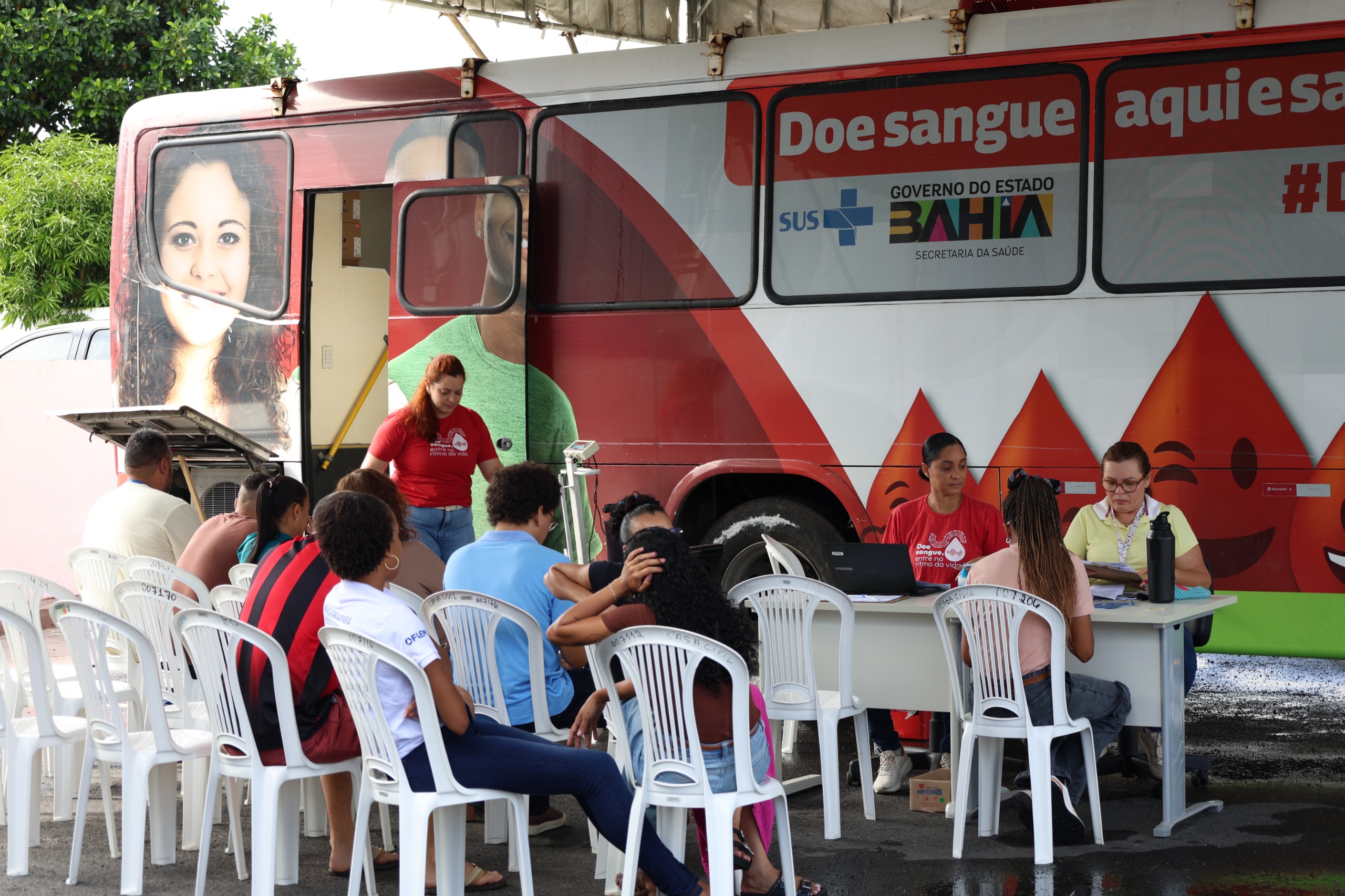 Hemoba amplia coleta de sangue com hemóvel em Salvador