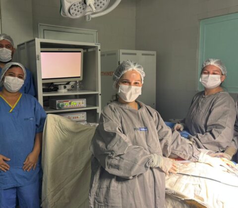 Imagem do post IPERBA realiza primeira cirurgia por videolaparoscopia
