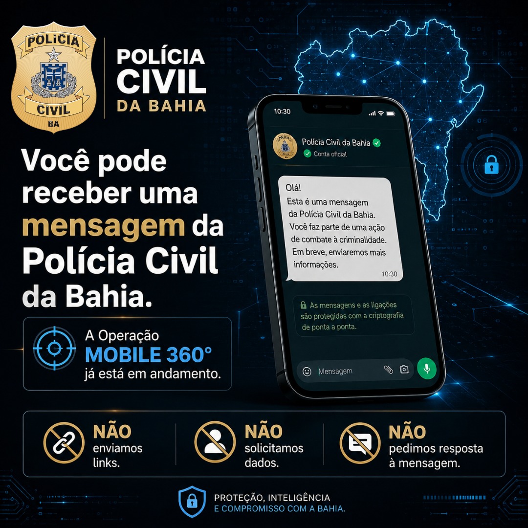 Polícia Civil vai notificar quem usa celular roubado na Bahia