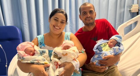Imagem do post Maternidade de Salvador celebra nascimento raro de trigêmeos