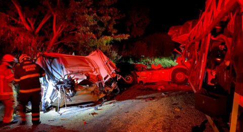 Imagem do post Acidente entre carretas deixa morto na BR-020 na Bahia