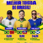 São João de Cruz terá jogos do Brasil e shows de grandes artistas