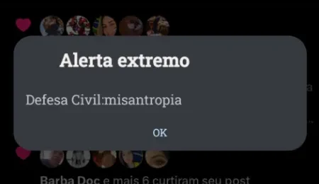 Imagem do post Defesa Civil suspende sistema após alerta falso em massa
