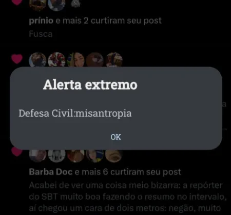 Imagem do post Defesa Civil suspende sistema após alerta falso em massa
