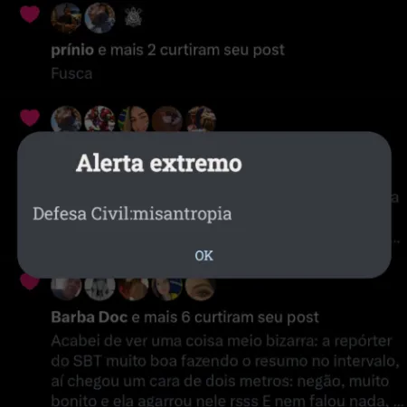 Defesa Civil suspende sistema após alerta falso em massa