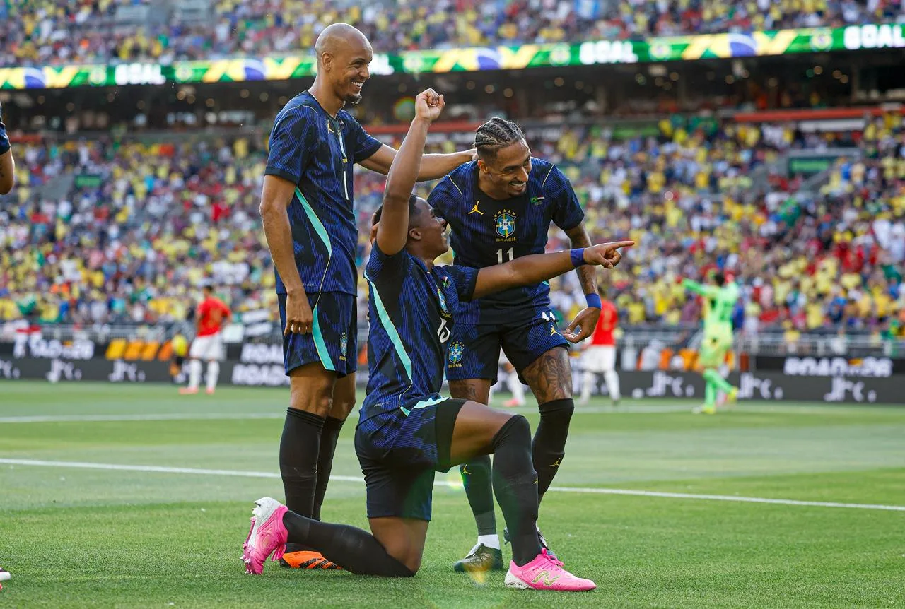 Imagem do post Brasil vence Egito e chega embalado para a Copa do Mundo