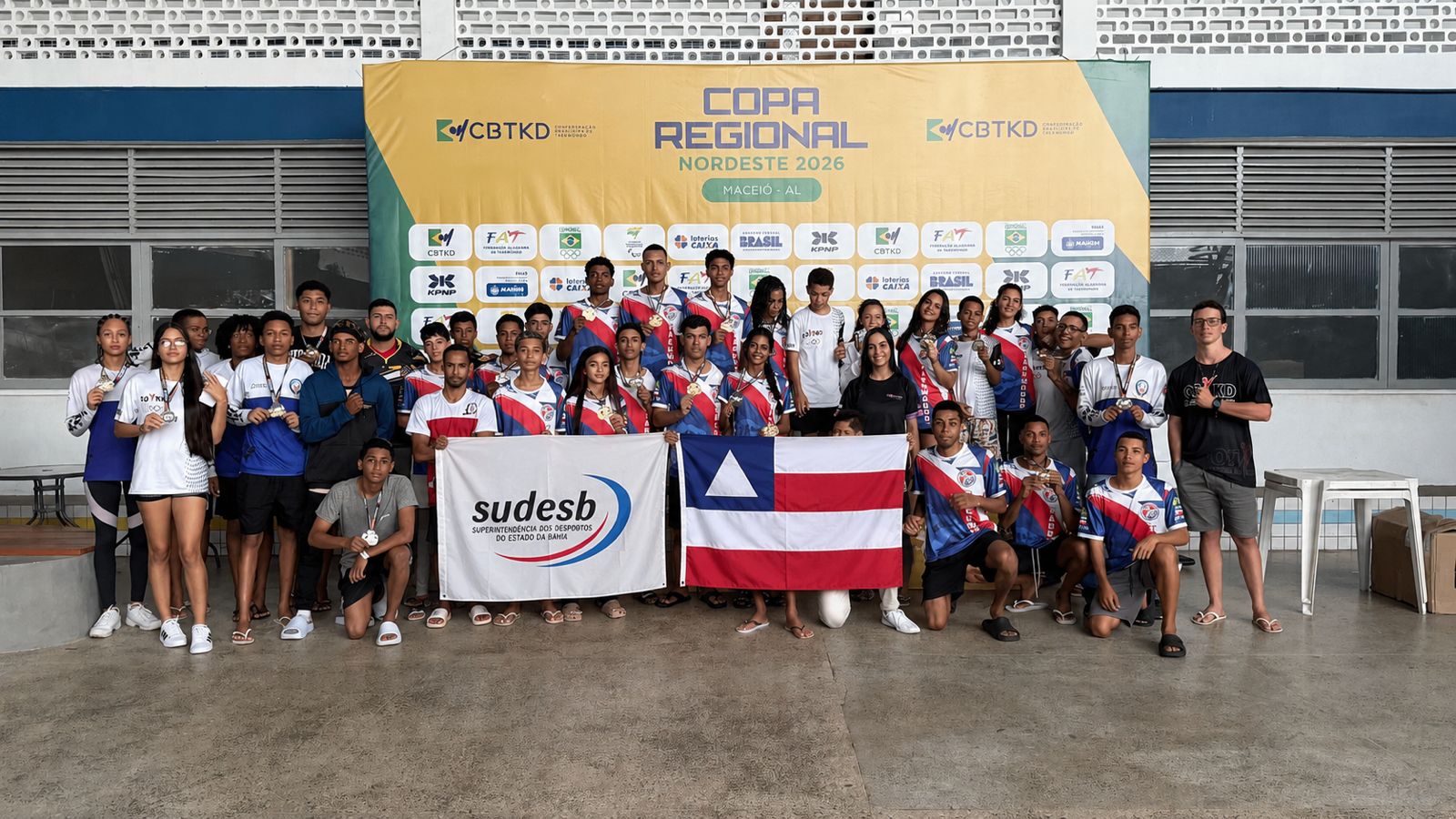 Imagem do post Bahia conquista 35 medalhas e se destaca no Regional Nordeste de Taekwondo