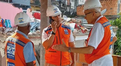 Imagem do post Desabamento em Pirajá deixa criança ferida e mobiliza prefeitura