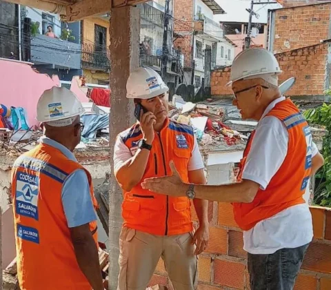 Imagem do post Desabamento em Pirajá deixa criança ferida e mobiliza prefeitura