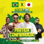 Arena Brasil terá Saulo, Alexandre Peixe e mais no jogo do Brasil