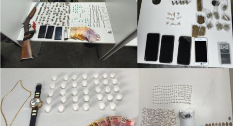 Imagem do post PM apreende armas, drogas e prende suspeitos em 48 horas na Bahia