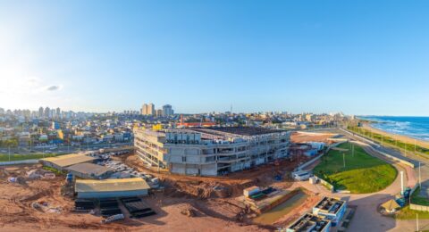 Imagem do post Arena Multiuso Antônio Balbino chega a 68% das obras em Salvador
