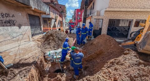 Imagem do post Obras de microdrenagem em Vida Nova chegam a 50% em Lauro de Freitas