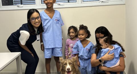 Imagem do post Cão terapeuta leva alegria a crianças internadas