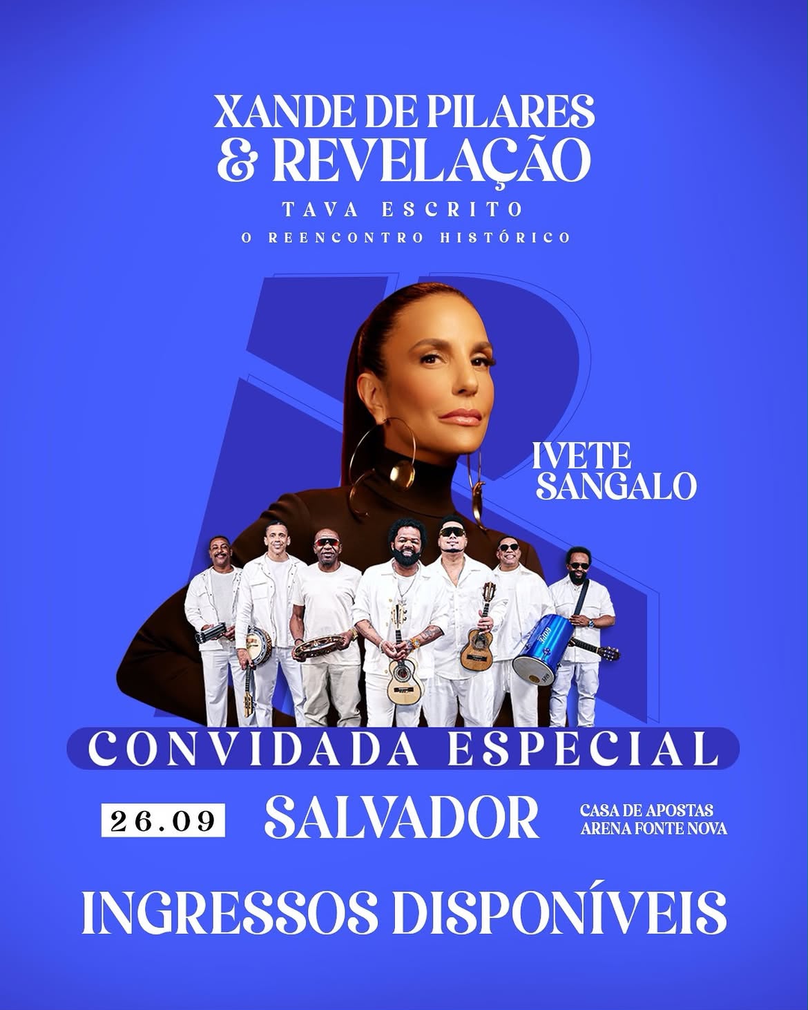 Imagem do post Ivete Sangalo participará de show de Xande de Pilares e Revelação em Salvador