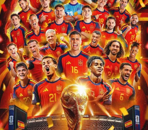 Imagem do post Espanha vence Argentina e conquista a Copa do Mundo 2026