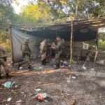 PM e Polícia Civil destroem acampamento de facção em Nazaré