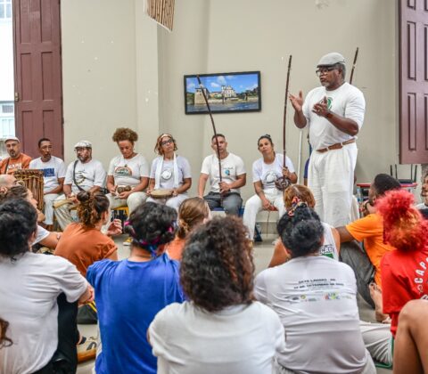 Imagem do post Rede Capoeira reúne mestres e debate racismo no MAM de Salvador