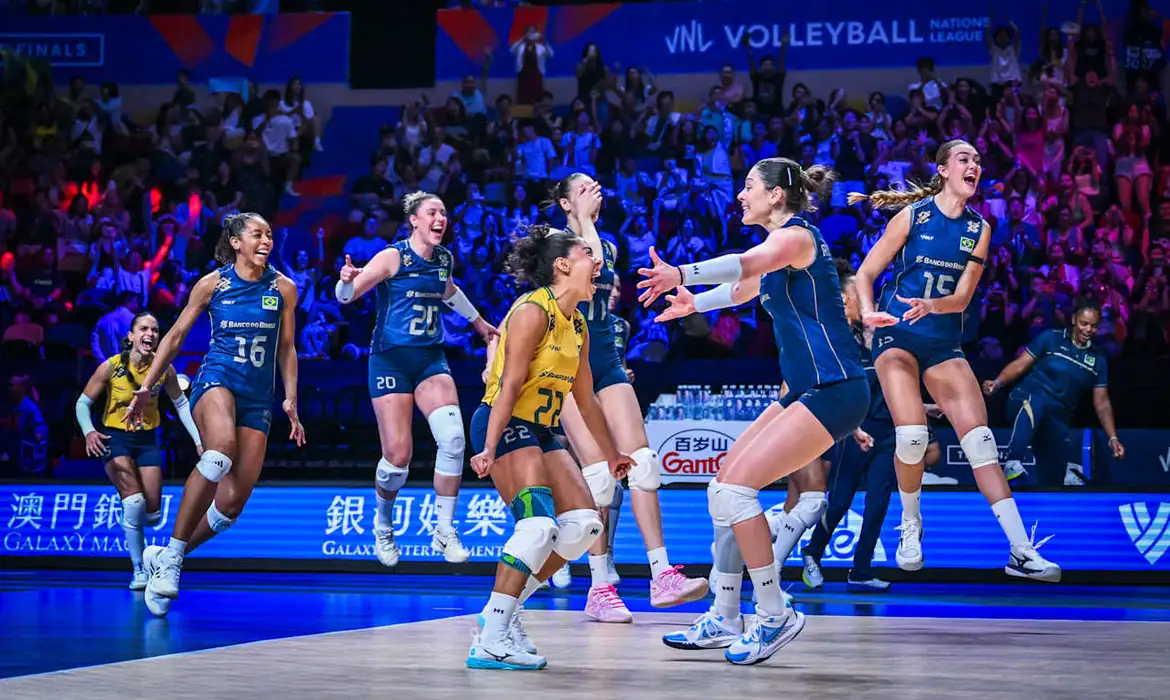 Imagem do post Brasil vence Itália e vai à final inédita da Liga das Nações