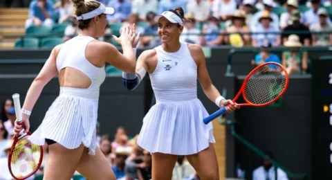 Imagem do post Luisa Stefani vai à final de Wimbledon nas duplas